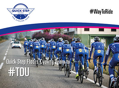 Quick Step Floors Cycling Team to Tour Down Under